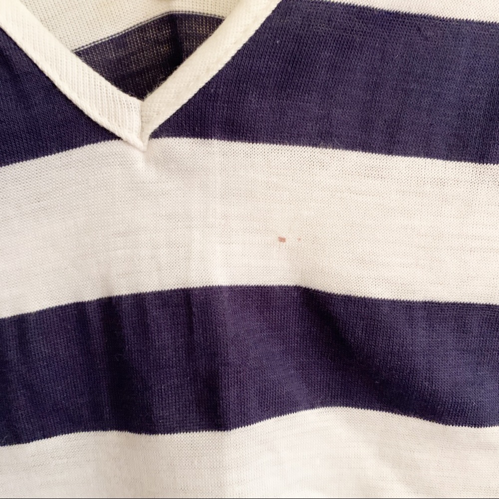 Vintage 80s Tie Front Crop Top XS - Picture 3 of 8